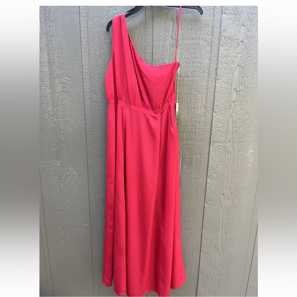 Red Long Dress Target Limited Edition  One Shoulder Size 10